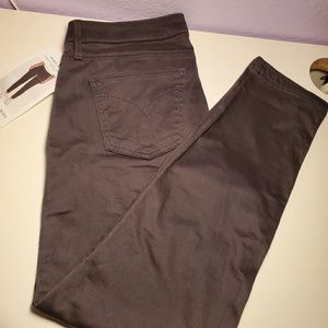 Calvin Klein Jeans Women Grey Pinstripe.